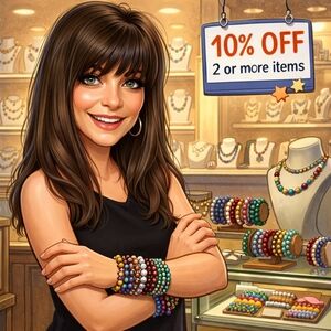 Multicolor Beaded Stack Bracelet Sets